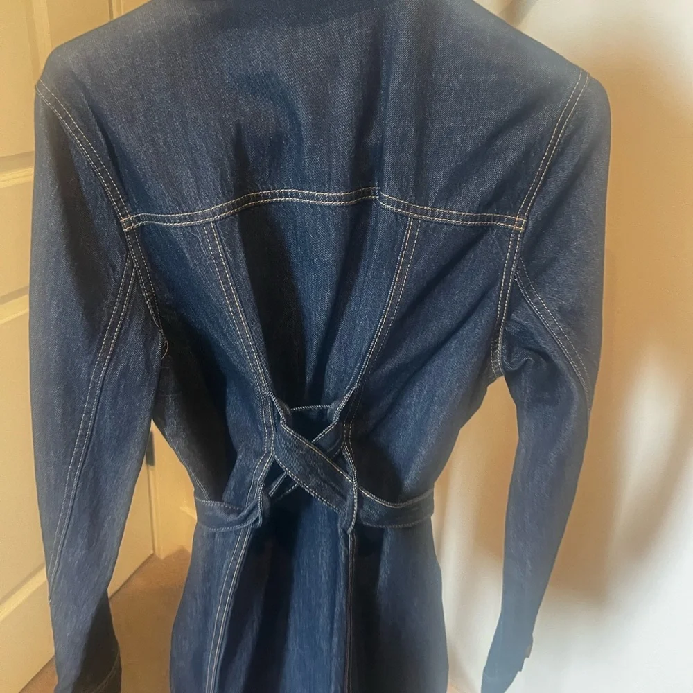 CAbi Dark Blue Denim Button-Up jacket - Picture 4 of 5